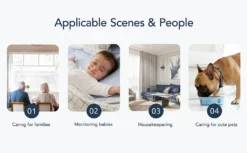 GNCC GC1 Babyphone Mit Kamera - 2MP Indoor WiFi Kamera 2.4G WiFi Für Kinder/Haustiere/Senioren Mit Monitor Und Geräuscherkennung - Nachtsicht - Zwei-Wege-Audio - Zwei Packs -lionelo || HAUCK || Kinderkraft Verkäufe f2ec1ba43a77bd555b23a2b18c105fb2