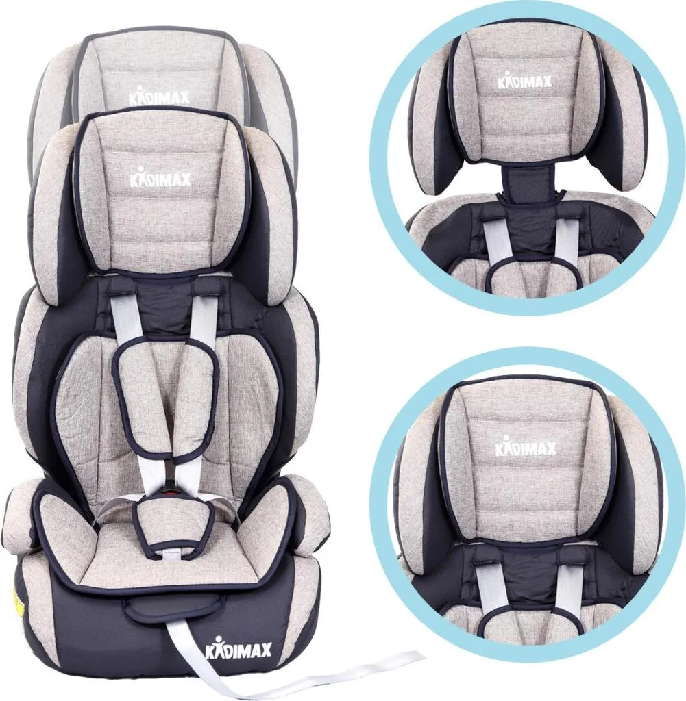 Kidimax Autokindersitz Autositz Kinderautositz 9-36 Kg 1+2+3 ECE, Grau 3 Kidimax Autokindersitz Autositz Kinderautositz 9-36 Kg 1+2+3 ECE, Grau - Image 3