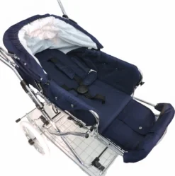 Eichhorn Designer Kombikinderwagen In Marineblau Mit Klassischem Lederriemengestell, EVA-Vollmaterial-Rädern Und Tragetasche - Umbaubar Zum Sportwagen -lionelo || HAUCK || Kinderkraft Verkäufe f707f09e30de6544fce2272f2c87c089