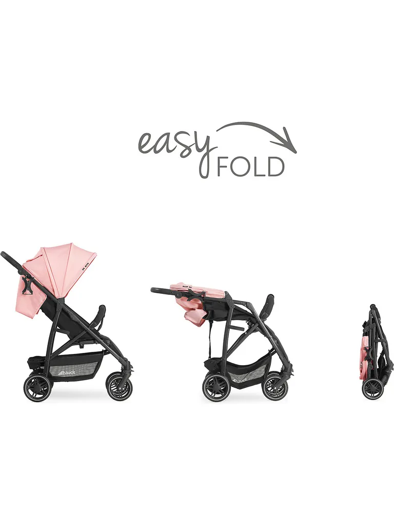 Hauck Baby Buggy Rapid 4R Plus, Rose Buggys Buggys 7 Hauck Baby Buggy Rapid 4R Plus, Rose Buggys Buggys - Image 7