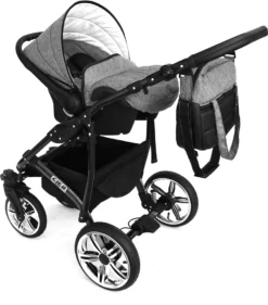 LUXUS Kombi Kinderwagen 3 In 1 Komplettset - NEU Mit Kunstlederelementen Und Luftreifen Silber -lionelo || HAUCK || Kinderkraft Verkäufe f97e3e155eedd8cc5f3d9c0f347d86b3