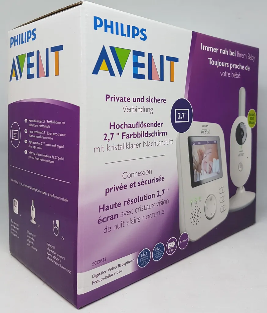 PHILIPS AVENT Digitales Video-Babyphone SCD 833/26 12 PHILIPS AVENT Digitales Video-Babyphone SCD 833/26 - Image 12