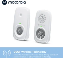 Motorola Nursery Baby Monitor - AM21 Audio - Weiß - Audioüberwachung - Hochempfindliches Mikrofon - ECO-Modus - DECT-Technologie - Bis Zu 300 Meter 18 Motorola Nursery Baby Monitor - AM21 Audio - Weiß - Audioüberwachung - Hochempfindliches Mikrofon - ECO-Modus - DECT-Technologie - Bis Zu 300 Meter -lionelo || HAUCK || Kinderkraft Verkäufe fdfdc8487b6c042b68e4aa805e2f2f12