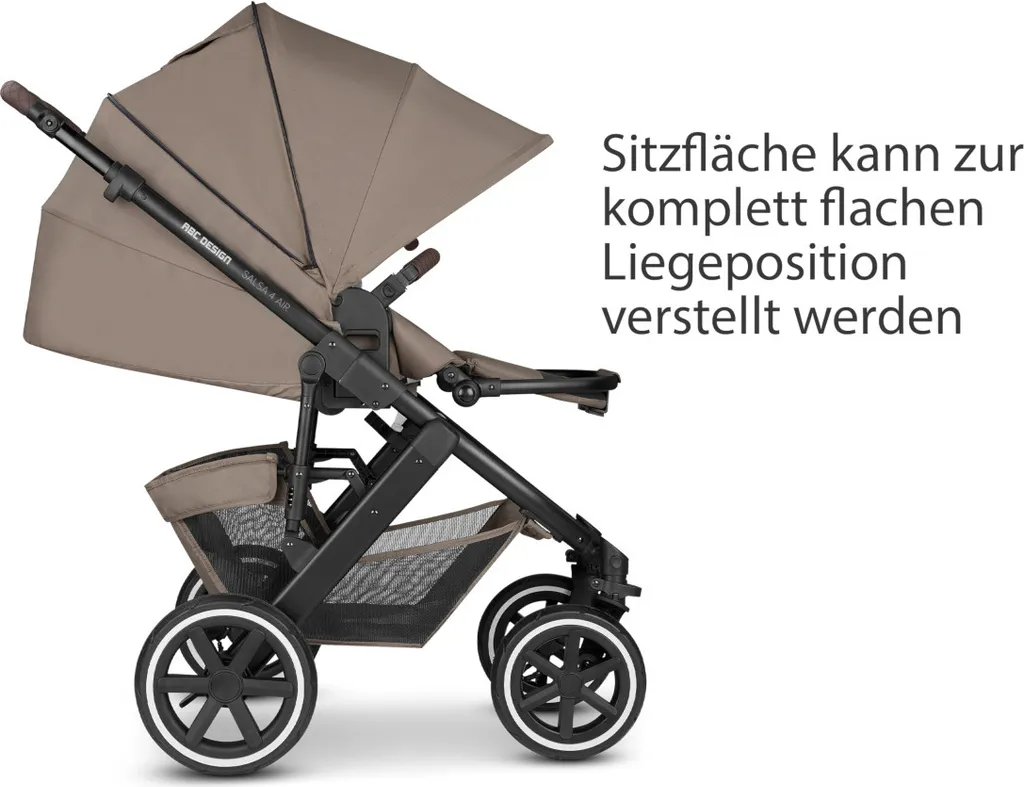 ABC Design Salsa 4 Air Kombikinderwagen Starter Set Pure (G2) Kollektion 2023 - Farbe: Cream 12 ABC Design Salsa 4 Air Kombikinderwagen Starter Set Pure (G2) Kollektion 2023 - Farbe: Cream – Bild 12
